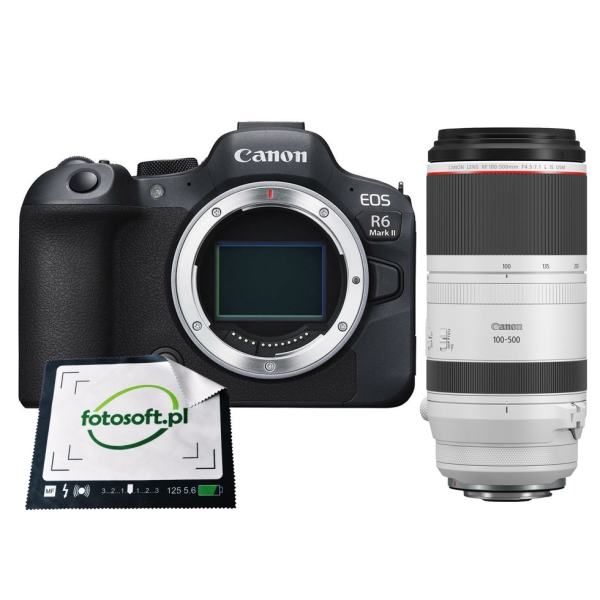 Canon EOS R6 Mark II + RF 100-500mm f/4,5-7,1L IS USM - kupując w zestawie - oszczędzasz