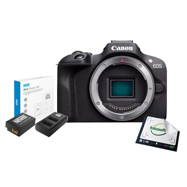 Canon EOS R100 BODY + ładowarka i akumulator Newell zamiennik LP-E17