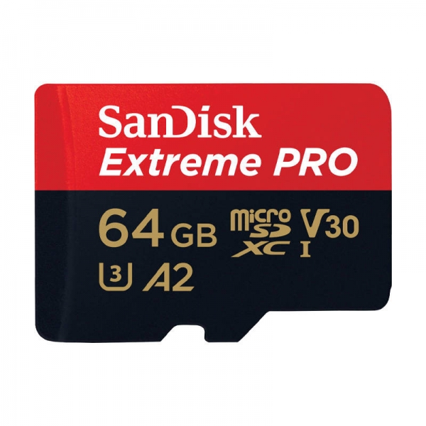 Karta pamięci SANDISK EXTREME PRO microSDXC 64GB 200/90 MB/s UHS-I U3